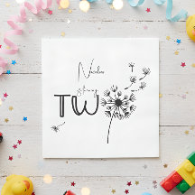 Dandelion monocromático, segundo aniversário