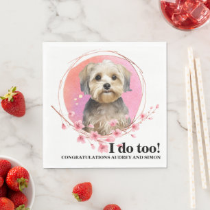 Guardanapo De Papel Dandie Dinmont Terrier Dog Wedkins Napkins