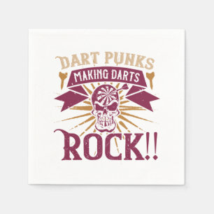 Guardanapo De Papel Dardos - Dart Punks Fazer Darts Rock!