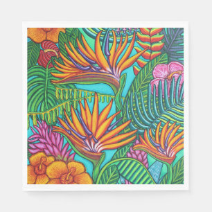 Guardanapo de papel das gemas tropicais