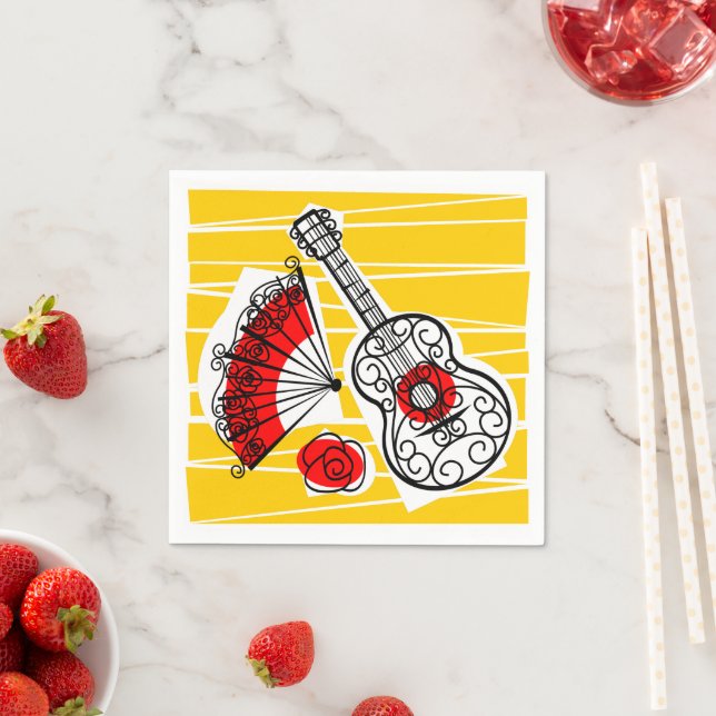 guardanapo de papel das Souvenirs espanholas (Insitu)