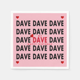 Guardanapo De Papel Dave Plus Modelos de Texto