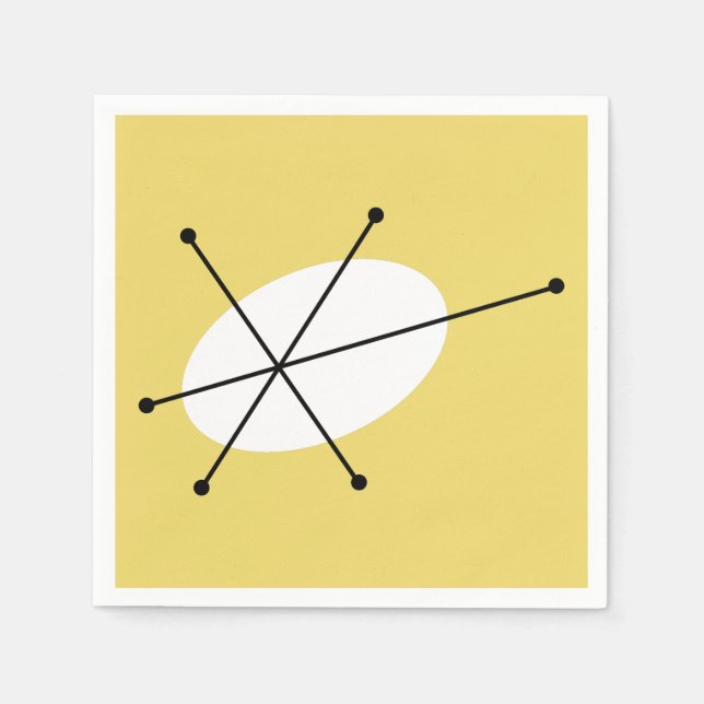 Guardanapo De Papel Dazzle Yellow paper napkins (Frente)