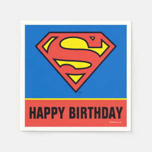 Guardanapo De Papel DC Comics   Superman   Classic Logo