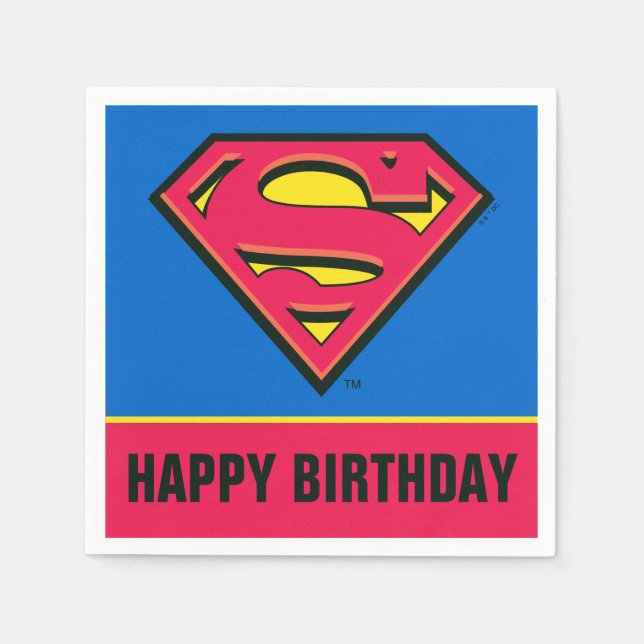 Guardanapo De Papel DC Comics | Superman | Classic Logo (Frente)