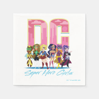 Guardanapo De Papel DC Super Hero Girls Lineup