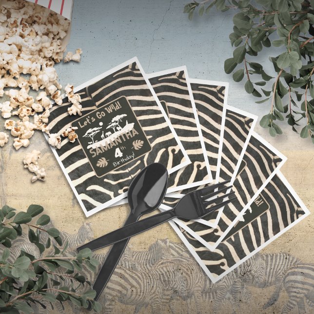 Guardanapo de papel de aniversário com estampa de  (Criador carregado)