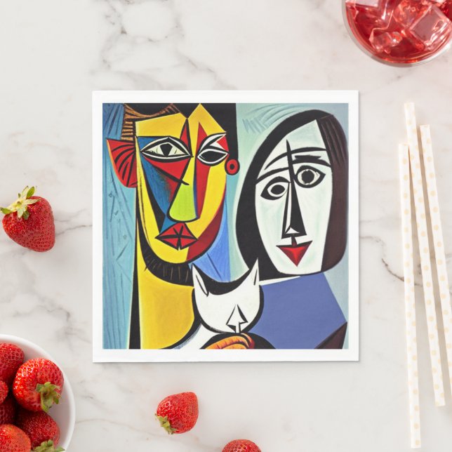 Guardanapo de papel de arte abstrata (Insitu)