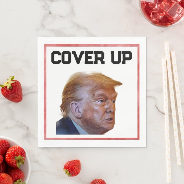 Guardanapo de Papel de Cobertura de Trump (Insitu)