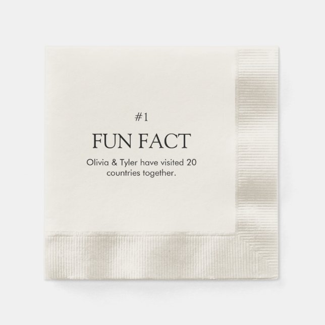 Guardanapo de papel de fato engraçado de casamento (Frente)