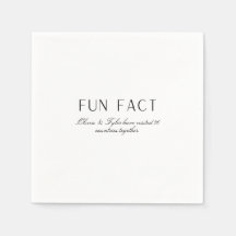 Guardanapo de papel de fato engraçado de casamento