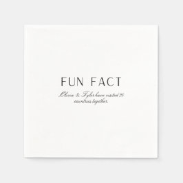 Guardanapo de papel de fato engraçado de casamento