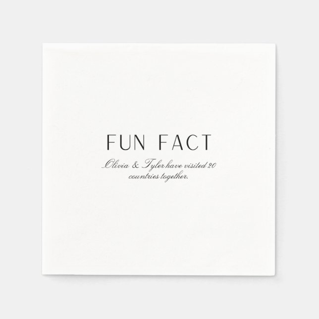 Guardanapo de papel de fato engraçado de casamento (Frente)