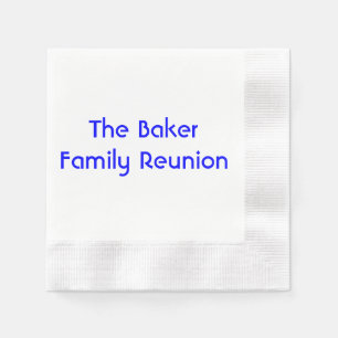 Guardanapo De Papel De "guardanapo de papel de reunião família"