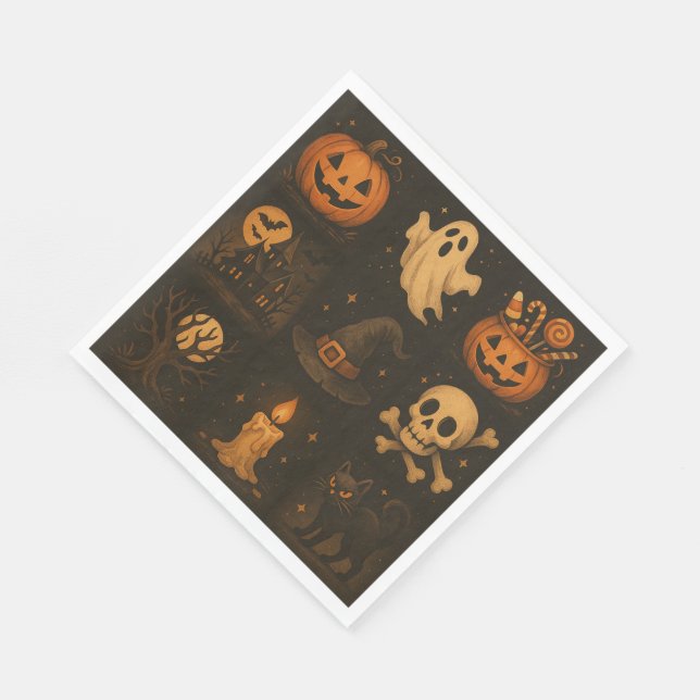 Guardanapo de papel de Halloween (Quina)