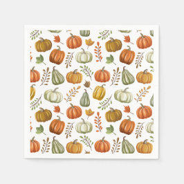 Guardanapo de Papel de Halloween com Abóboras - Br