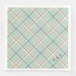 Guardanapo De Papel De Jantar A xadrez de Tartan da família de Griffith verific
