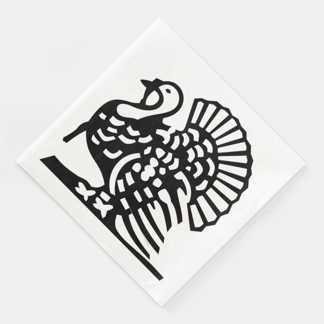 GUARDANAPO DE PAPEL DE JANTAR AGRADECIMENTO MAIOR À TURQUIA (Canto)