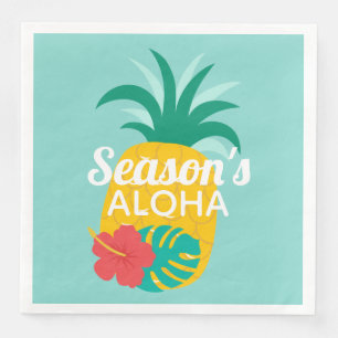 Guardanapo De Papel De Jantar Aloha da temporada