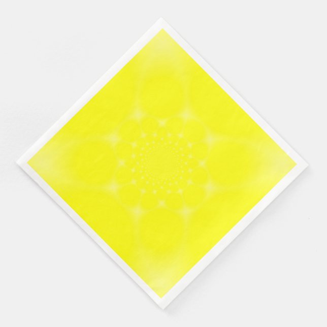 Guardanapo De Papel De Jantar Amarelo Estimulante (Canto)