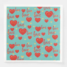 Guardanapo De Papel De Jantar amor