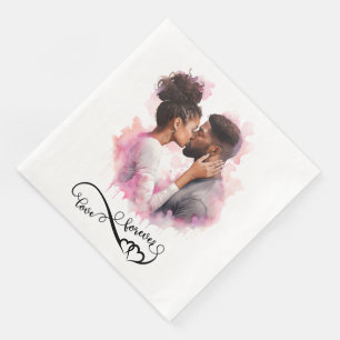 Guardanapo De Papel De Jantar Amor - Coquetel Padrão Napkins