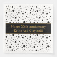 Aniversário de Casamento de Estrelas Brancas/Negra
