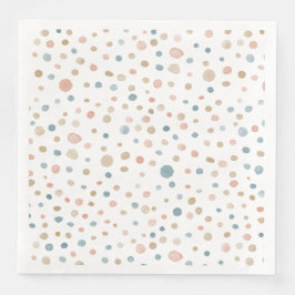 Guardanapo De Papel De Jantar Annie Confetti Watercolor Dots Paper Napkin