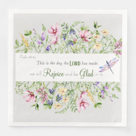 Guardanapo De Papel De Jantar Aquarela Botânica Versa de Bíblia Elegante