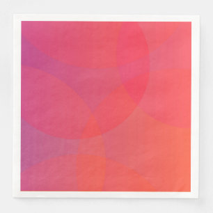 Guardanapo De Papel De Jantar Arte cor-de-rosa, alaranjada, moderna, simples,