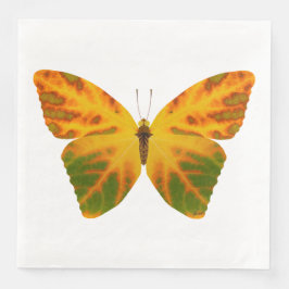 Guardanapo De Papel De Jantar Aspen Leaf Butterfly 1