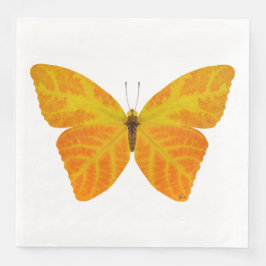 Guardanapo De Papel De Jantar Aspen Leaf Butterfly 3