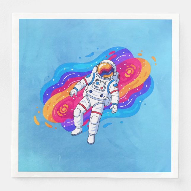 Guardanapo De Papel De Jantar Astronauta (Frente)