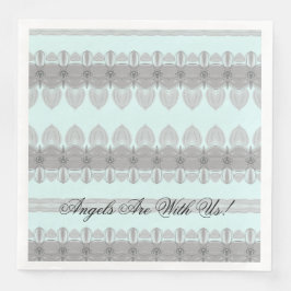 Guardanapo De Papel De Jantar Azul em pó e cinzas