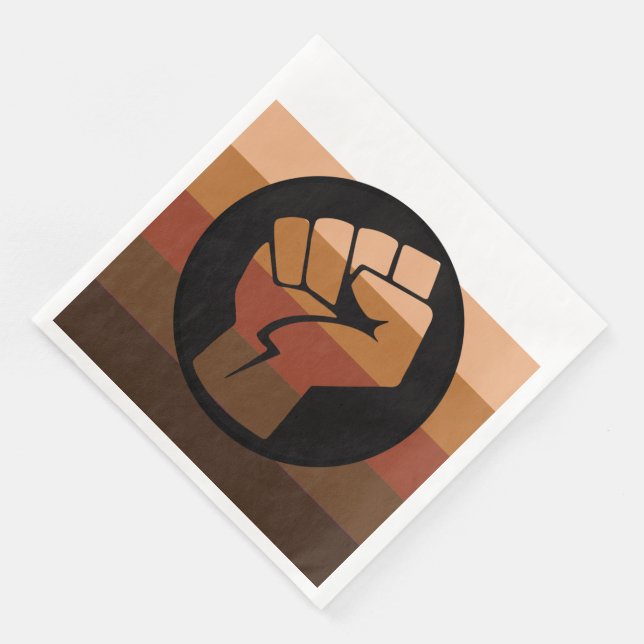 Guardanapo De Papel De Jantar Bandeira do Orgulho POC (Canto)