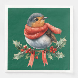 Guardanapo De Papel De Jantar Beautiful Festive Bird