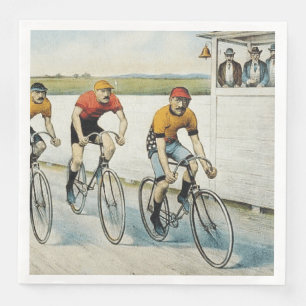 Guardanapo De Papel De Jantar Bicicleta de Ciclagem Alta Janta Napkins