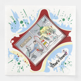 Guardanapo De Papel De Jantar Blud Klinic | Valentine’s Day Dinner Napkin