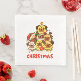Guardanapo De Papel De Jantar Bog Árvore de Natal Feliz Natal
