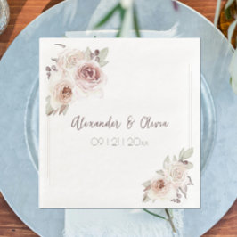 Guardanapo De Papel De Jantar Bohemian Rosa Wedding