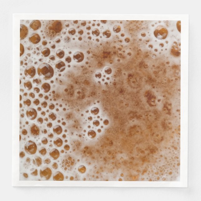 GUARDANAPO DE PAPEL DE JANTAR BOLHAS DE CERVEJA (Frente)