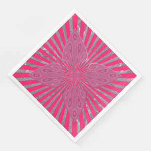 Guardanapo De Papel De Jantar Bonito rosa 4 Espadas Janto de Papel Napkins