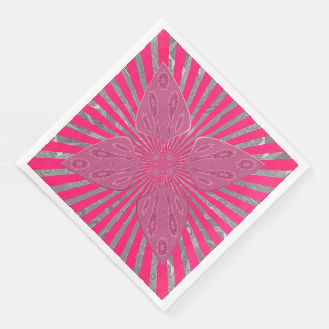 Guardanapo De Papel De Jantar Bonito rosa 4 Espadas Janto de Papel Napkins (Canto)