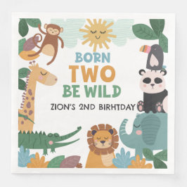 Guardanapo De Papel De Jantar Born Two Be Wild Blue 