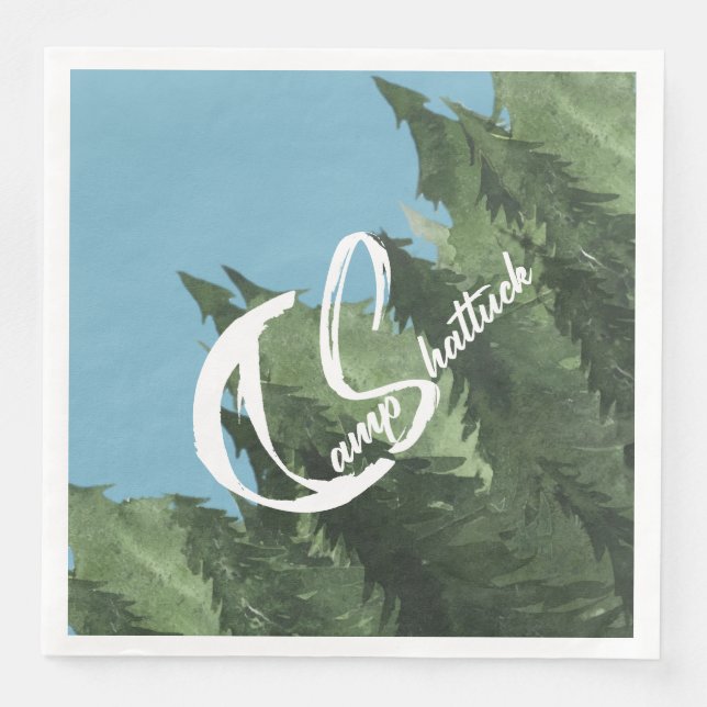 Guardanapo De Papel De Jantar Camp Shattuck - Papel Napkins (Frente)