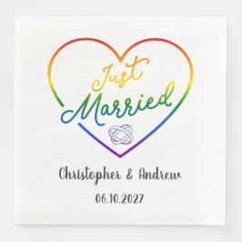 Guardanapo De Papel De Jantar Casados III - Casamento LGBTQ