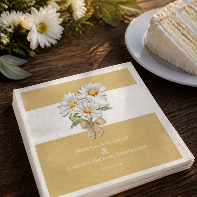 Guardanapo De Papel De Jantar Casamento da Margarida Feliz (Criador carregado)