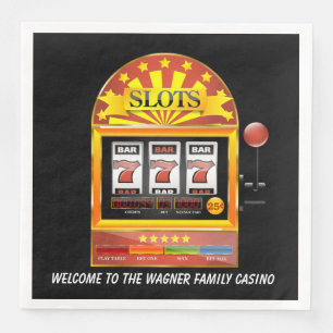 Guardanapo De Papel De Jantar Casino da Família Cute bem-vindo ao jogo