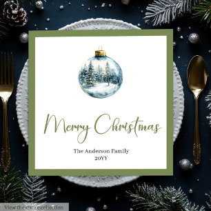 Guardanapo De Papel De Jantar Cena de Natal Boêmio Minimalista Guardanapo de Fer
