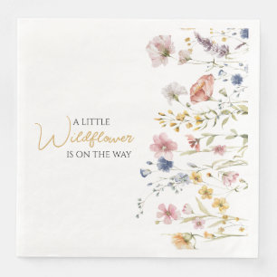 Guardanapo De Papel De Jantar Chá de fraldas de flor selvagem personalizado Boho